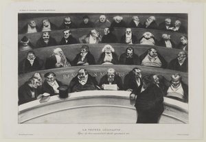 Le Ventre Législatif : Aspect des bancs ministériels de la chambre de prostitution de 1834