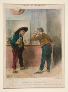 Le charbonnier aime être (est maître) chez lui, du Chapitre des Interprétations - Honoré Daumier