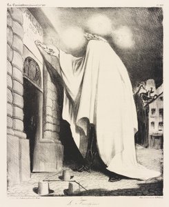 Le fantôme - Honoré Daumier