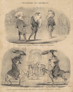 Le jour où Thébald a appris son dégommage - Honoré Daumier