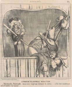 Le nouveau polichinelle napolitain - Honoré Daumier