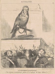 Le perroquet de M. Guizot - Honoré Daumier