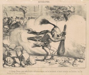 Le sauvage bineau ayant - Honoré Daumier