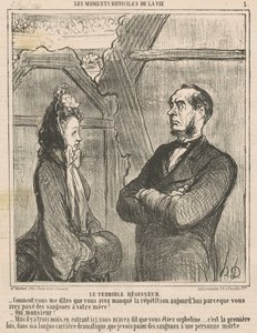 Le terrible régisseur - Honoré Daumier