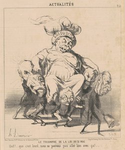 Le triomphe de la loi du 31 Mai - Honoré Daumier