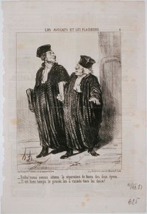 Les Avocats et Les Plaideurs - Honoré Daumier
