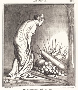 Les cadeaux de Noël de 1868 - Honoré Daumier
