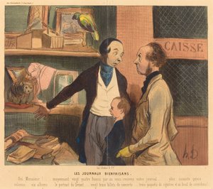 Les Journaux bienfaisants - Honoré Daumier