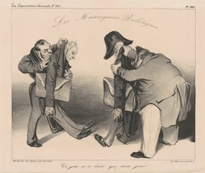 Les Mannequins Politiques - Honoré Daumier