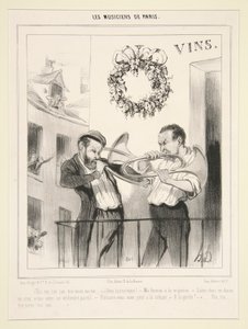 Les Musiciens de Paris: Ton, ton, ton - Honoré Daumier