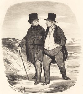 Les Temps sont durs... - Honoré Daumier