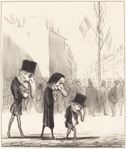 Les Trois petits saints - Honoré Daumier
