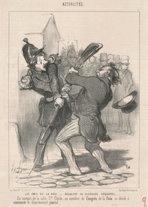 Les amis de la paix - Honoré Daumier