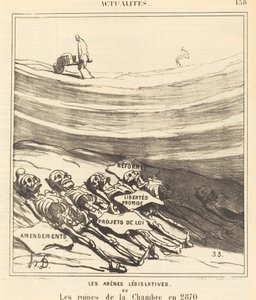 Les arènes législatives - Honoré Daumier