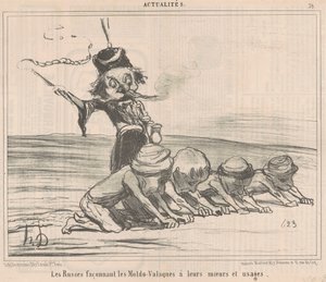 Les façonnant les Moldo-Valaques - Honoré Daumier