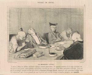 Les mandarins lettrés - Honoré Daumier