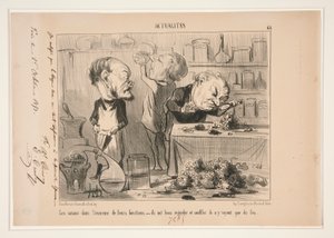 Les savants - Honoré Daumier