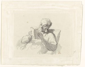 Homme lisant - Honoré Daumier