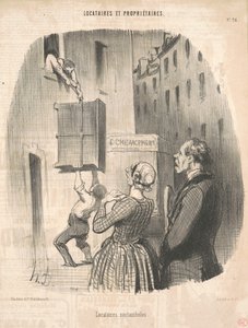 Locataires noctambules - Honoré Daumier