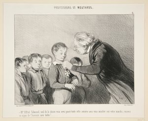 M Alfred Cabassol..recevez ce signe de l - Honoré Daumier
