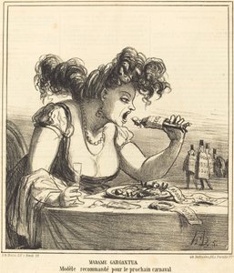 Madame Gargantua - Honoré Daumier