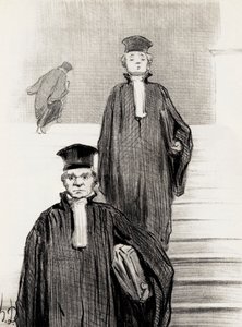 Escalier principal du Palais de Justice, 1848