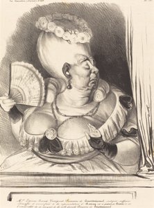 Mlle. Etienne-Goconde-Cunégonde-Bécassine - Honoré Daumier