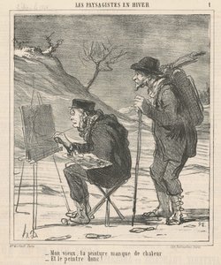 Mon vieux, ta peinture manque de chaleur... - Honoré Daumier