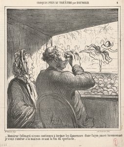 Monsieur Colimard si vous continuez - Honoré Daumier