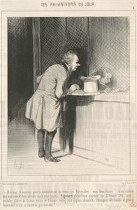 Monsieur, je souscris pour le tremblement de terre - Honoré Daumier