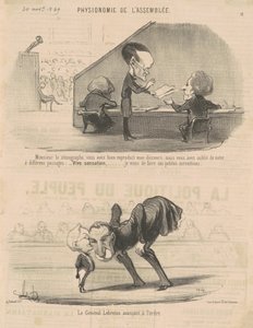 Monsieur le sténographe - Honoré Daumier