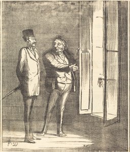 Monsieur sera très bien ici... - Honoré Daumier