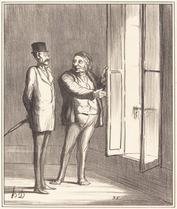 Monsieur sera très bien ici...