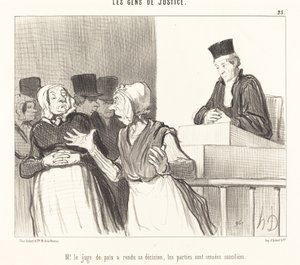 M. le Juge de paix a rendu sa décision...
