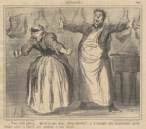 Nous voilà libres - Honoré Daumier