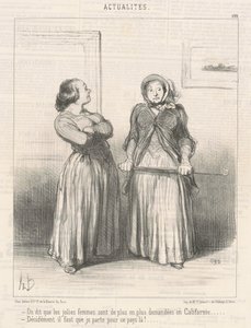 On dit que les jolies femmes sont... - Honoré Daumier