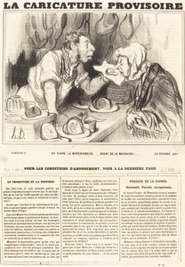 On flaire la marchandise... avant de la mécaniser!... - Honoré Daumier