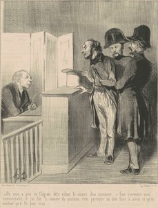 On vous a pris en flagrant délit... - Honoré Daumier