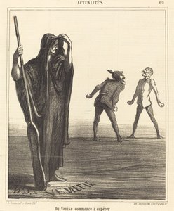 Où Venise commence à espérer - Honoré Daumier