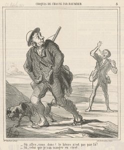 Où allez-vous donc? - Honoré Daumier