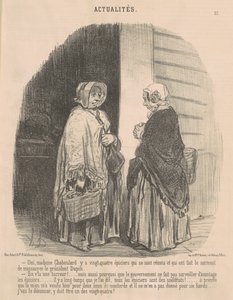 Oui, Madame Chaboulard... - Honoré Daumier