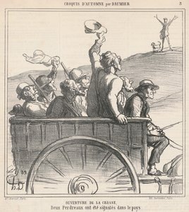 Ouverture de la chasse - Honoré Daumier