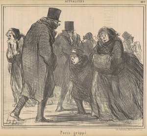 Paris grippé - Honoré Daumier