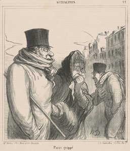 Paris grippé - Honoré Daumier