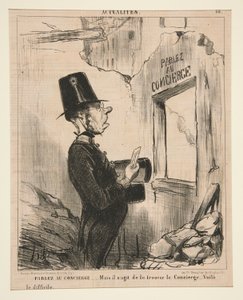 Parlez au concierge - Honoré Daumier