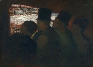 Parterre public au théâtre - Honoré Daumier
