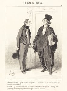 Perdu, monsieur... perdu sur tous les points... - Honoré Daumier