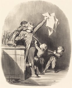 Plaisirs de la paternité - Honoré Daumier