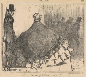 Plus que ça de ballon ... Excusez! ... - Honoré Daumier