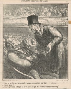 Pour la septième fois voulez-vous me rendre ... - Honoré Daumier